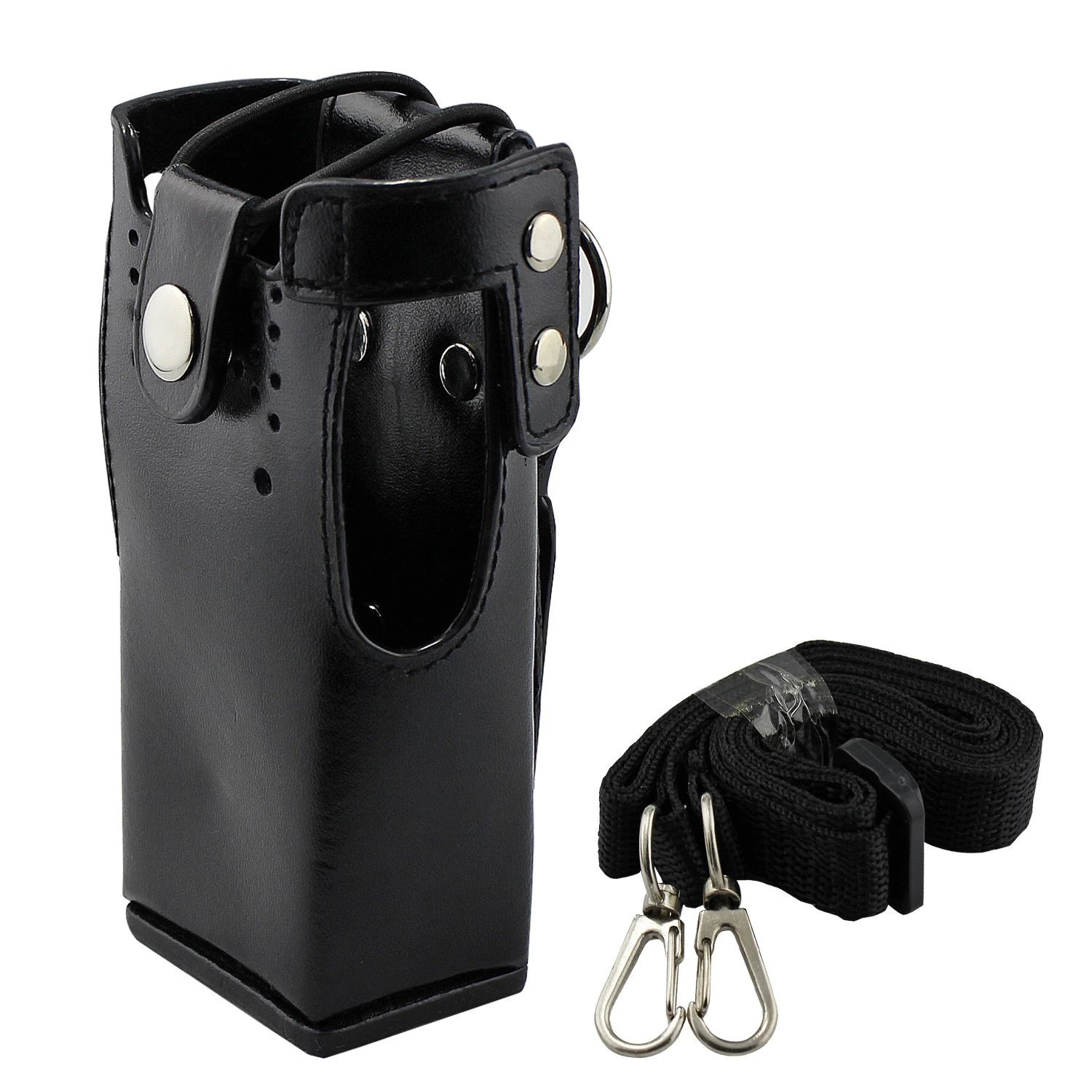KEESIN PU Leather Walkie talkie Carrying Case Motorola Carrying Case Holder Holster 2-Way Radio Holster (Type E)