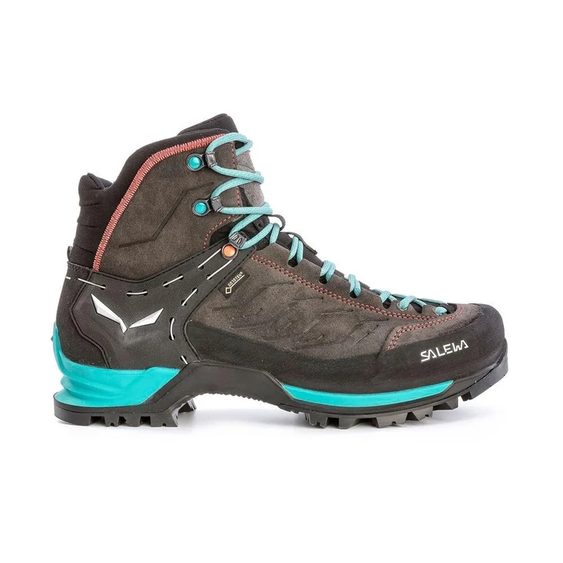 Salewa Ws Mtn Trainer Mid Gtx, Magnet/Viridian Green, 7.5, Female