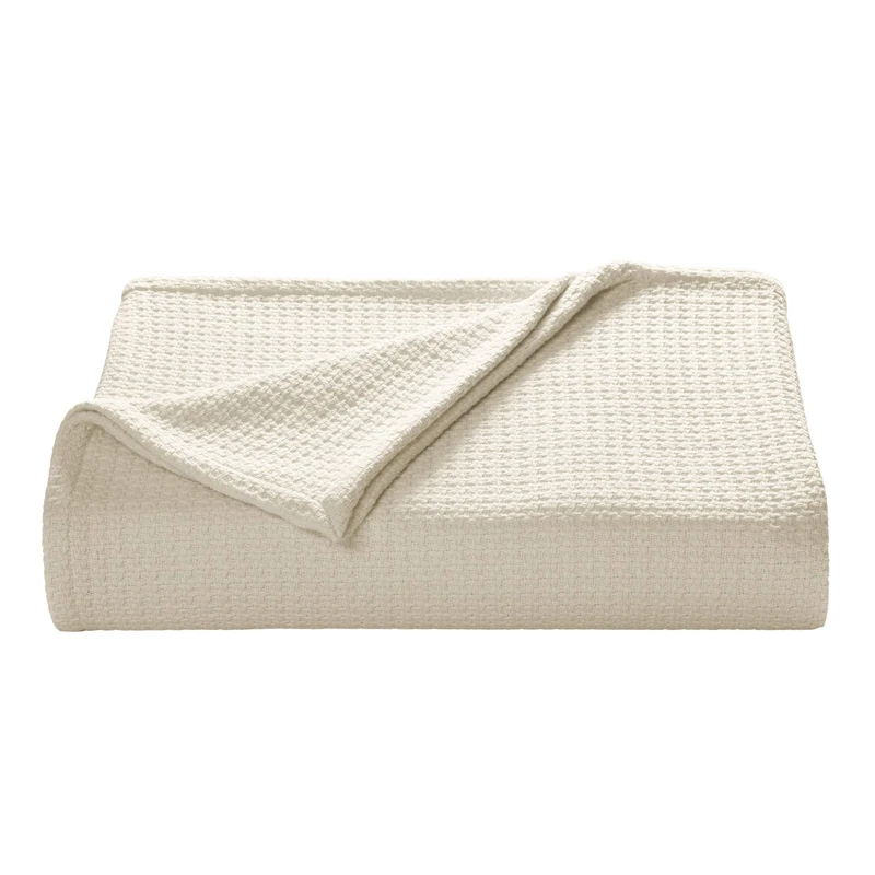 Tommy Bahama Bahama Coast Gray Cotton Blanket, White, Pelicans