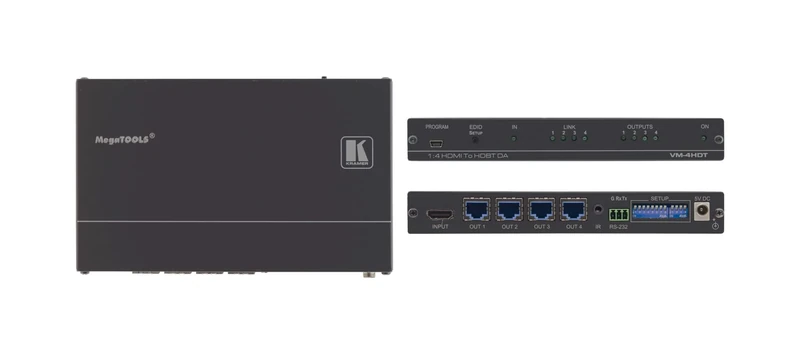 Kramer Electronics 1:4 4K Uhd Hdmi To Hdbase
