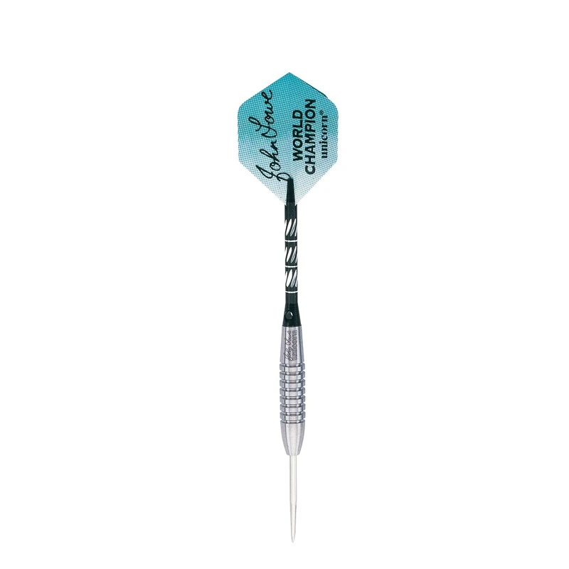 Unicorn Steel Tip Professional Darts Set | John Lowe World Champion Ambassador | 90% Natural Tungsten Barrels | 27 g