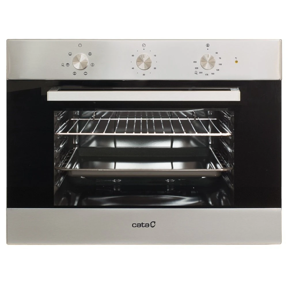 Cata ME 4006 X Multi-Function Oven with 6 Functions, 40-Litre Interior Capacity, AquaSmart Cleaning, Glass, Black, Stainless Steel