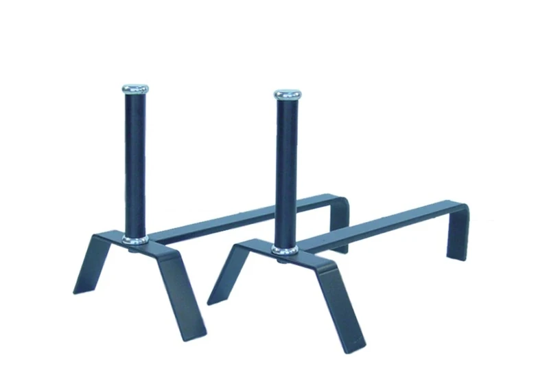 Imex El Zorro 12101-I Andiron Set (Stainless Steel, 25 x 41 cm)