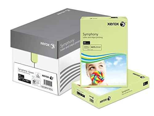 xerox A3 80 GSM Symphony Printer Paper Box - Pastel Green