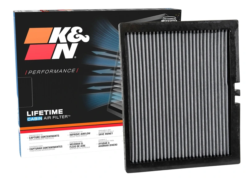 K&N Cabin Air filter compatible with Ford Edge, Fusion, Galaxy, Mondeo, S-Max, Lincoln MKZ, MKX 2013- (VF2050)