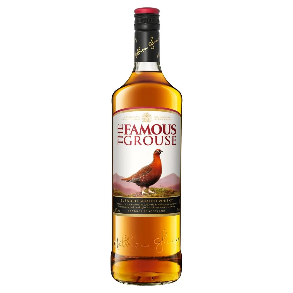 The Famous Grouse Finest | Scotch | Blended Whisky | Dried Fruit & Soft Spices | Scotland's Favourite Whisky for Over 40 Years | 40% ABV | 1 L