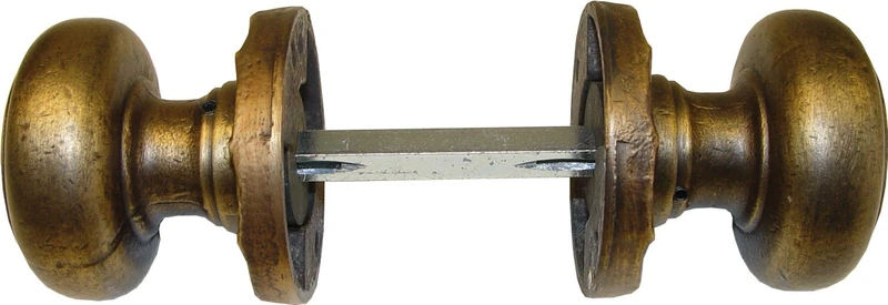 IMEX EL ZORRO El Zorro 76815 Rustic Brass Knob Set with Return