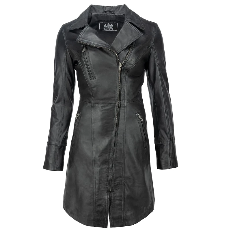Urban Leather 107 Women Jacket, Black, Size Large - Image 1