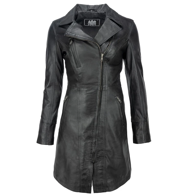 Urban Leather 107 Women Jacket, Black, Size Medium