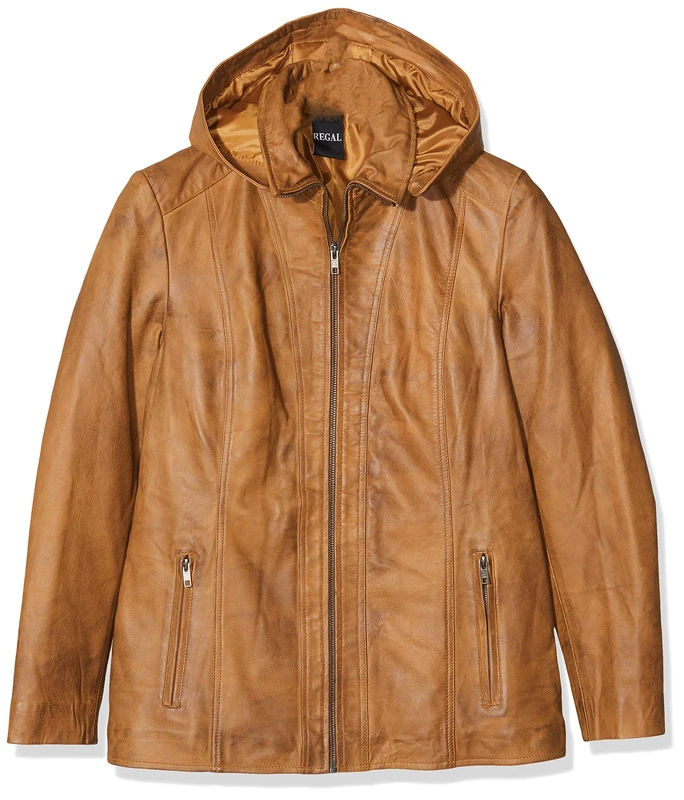 Urban Leather SK1 Women Jacket, Brown (Tan), M