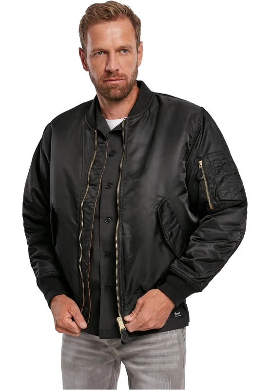 Brandit MA1 Jacket, color: black, size: L