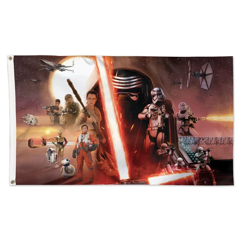 WinCraft Star Wars Star Wars Star Wars/Original Trilogy Rebel Symbol 3' X 5' Flag - DeluxeWinCraft Star Wars/Original Trilogy Rebel Symbol 3' X 5' Flag - Deluxe, Multicolor, NA