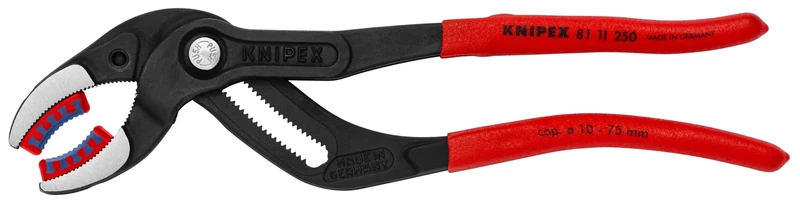 KNIPEX - 81 11 250 Tools - Pipe Gripping Pliers with Replaceable Plastic Jaws (8111250)