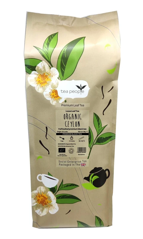 Tea People Organic Ceylon Loose Black Tea Pack, 1.6 kg