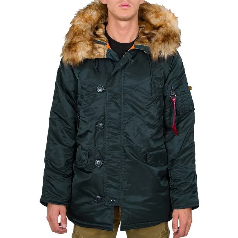 Alpha Industries N3B VF 59 Winter Jacket for Ladies Dark Petrol