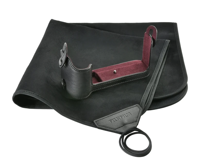 Fujifilm X-T2 Leather Half Case for Camera - Black