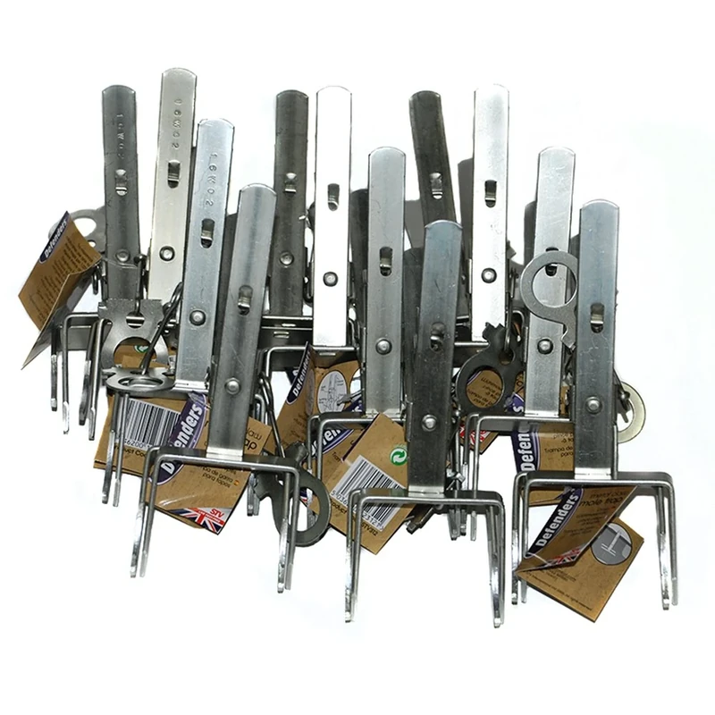 STV International STV312M Defenders Mole Claw Trap, Catch and Kill Trap to Control Moles, Protects Lawns and Gardens, Durable, Rust-Free, All-Weather Design, Value Pack of 12, Silver