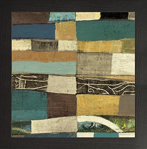 Frame Company Watson Range Eileen IV Blue by Cheryl Warrick, Picture Photo Frame, Wood - 60 x 60 cm, Black