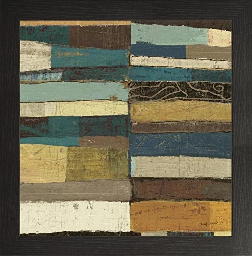 Frame Company Watson Range Eileen V Blue by Cheryl Warrick, Picture Photo Frame, Wood - 60 x 60 cm, Black