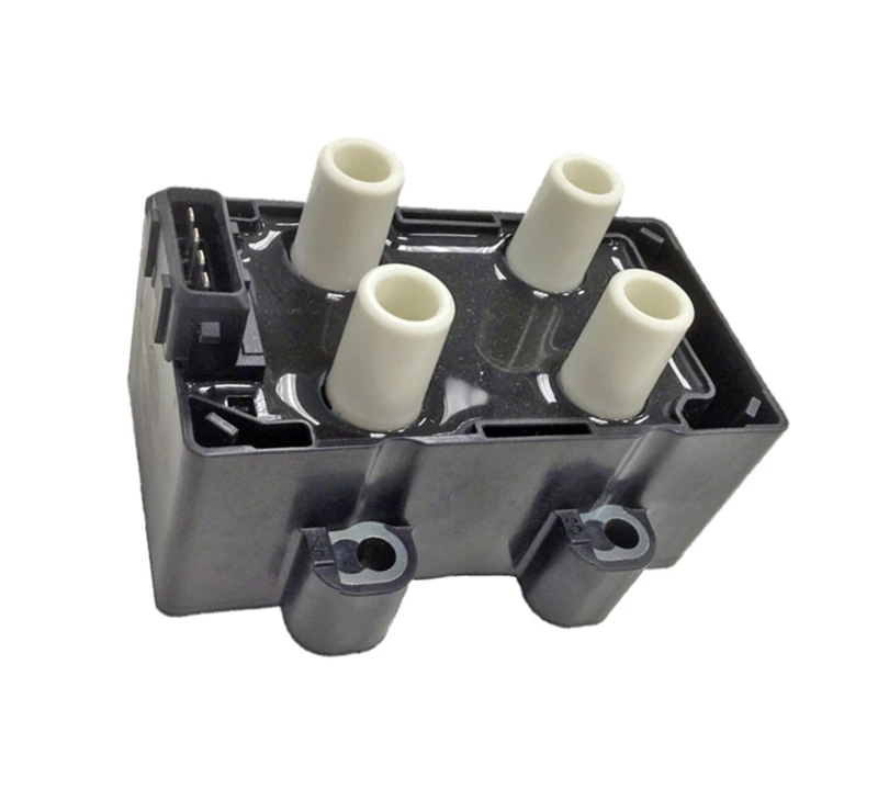 HELLA 5DA 358 000-251 Ignition Coil - 12V - 4-pin connector - Block Ignition Coil - Bolted