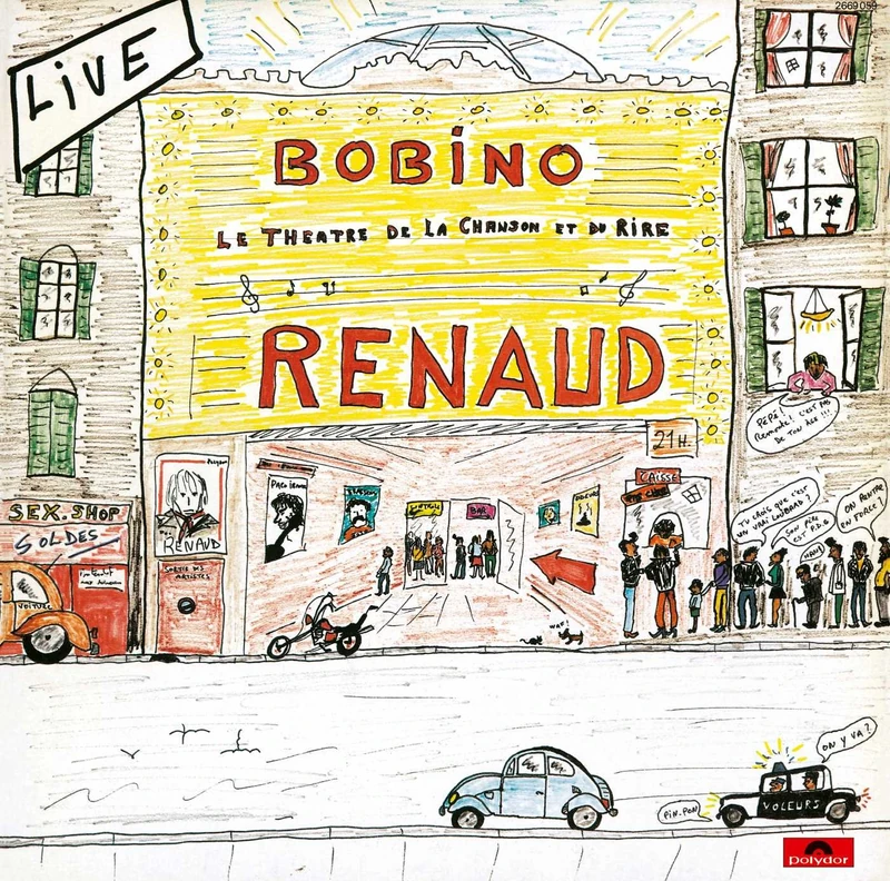 Renaud à Bobino [Vinyles couleur rouge] [Vinyl LP] [VINYL]