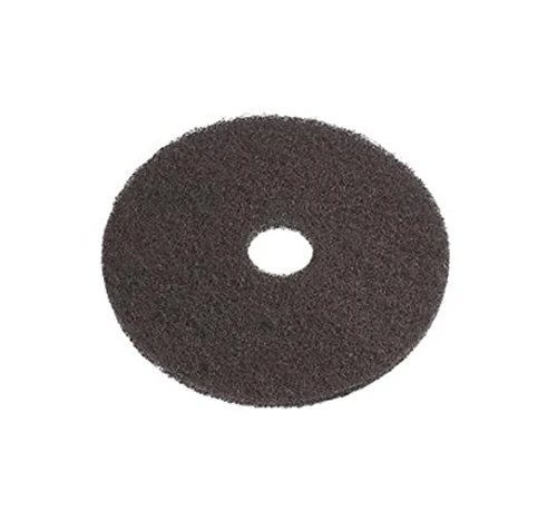 e-line Floor Pads 01.01.07.0010 Polyester Super Pad, 254 mm Diameter, Black (Pack of 5)