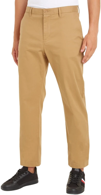 Tommy Hilfiger Men's Mercer Essential Twill Chino Classic Khaki 38W / 28L