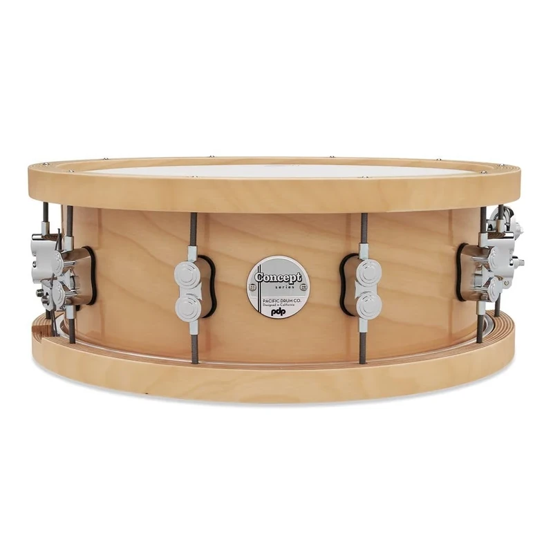 PDP 20-Ply Maple Snare with Wood Hoops and Chrome Hardware 14 x 5.5 in.