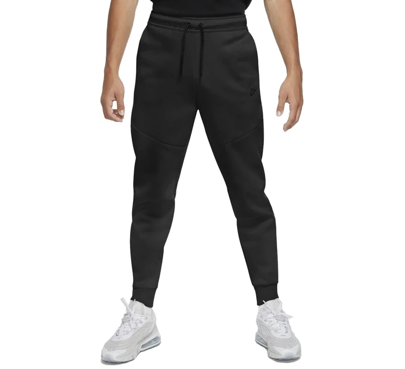 Nike Men Tech Fleece Joggers - Black/Black/Black, Medium