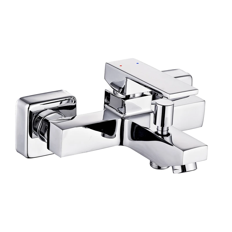 SCHÜTTE Bath Shower Mixer Tap TOKYO II Chrome Modern Bathroom Sink Basin Tap