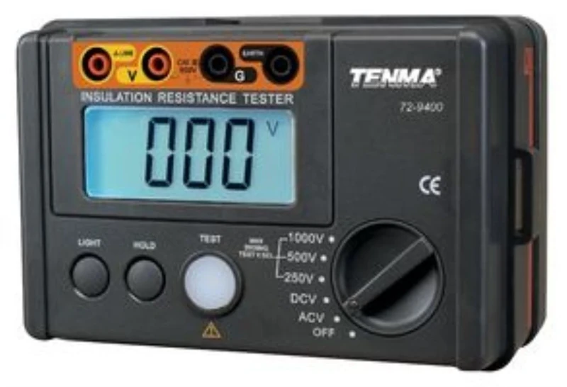 TENMA 72-9400A 1000V Electrical Insulation Resistance Tester