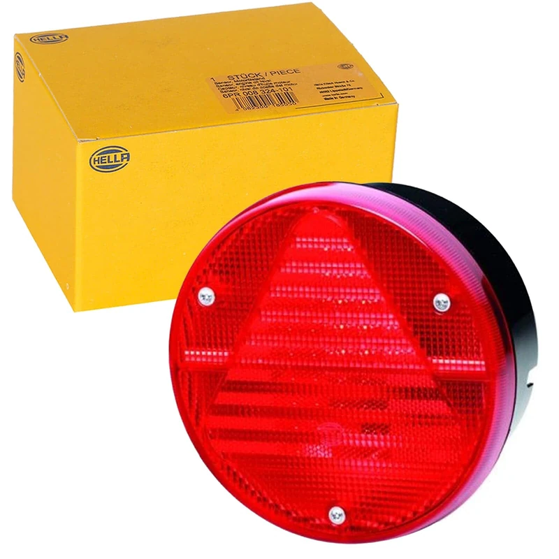 HELLA 2VA 012 497-211 Rearlight - Bulb - 12V - mounting/Bolted - Lens Colour: Red - Cable: 250mm - Plug: Amphenol AT - Plug: Blade Terminal Sleeve - right/left - Quantity: 1