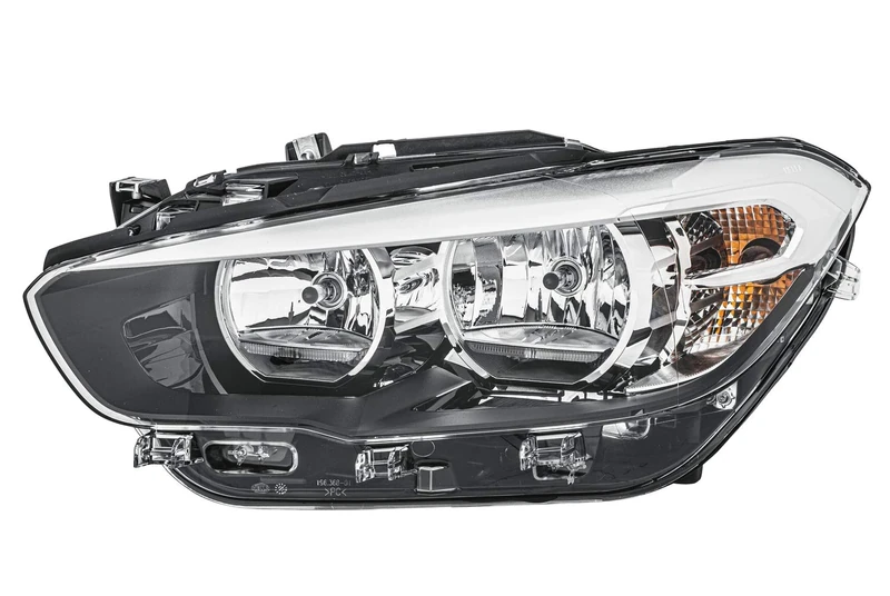 HELLA 1EG 011 919-411 Halogen-Headlight - for right-hand traffic - Left Front