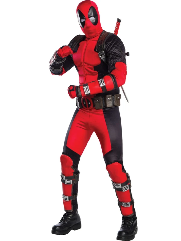 Rubies Official Disney Marvel Deadpool Grand Heritage Costume, Premium Adult Costume - Standard Size Halloween