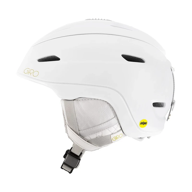 Giro Women's STRATA Mips Ski Helmet, Mat White Deco, M/55.5-59 cm