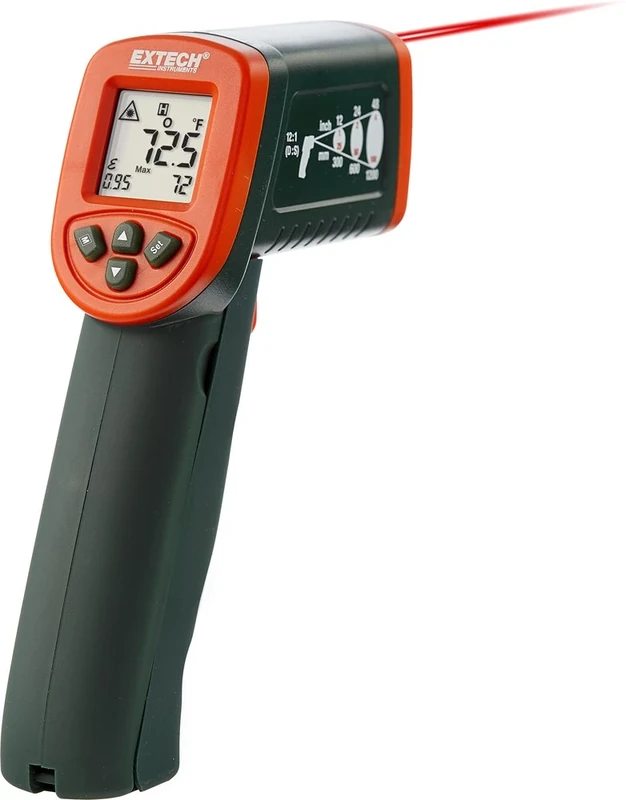 Extech IR267 Mini Infrared Thermometer with Type K, Green