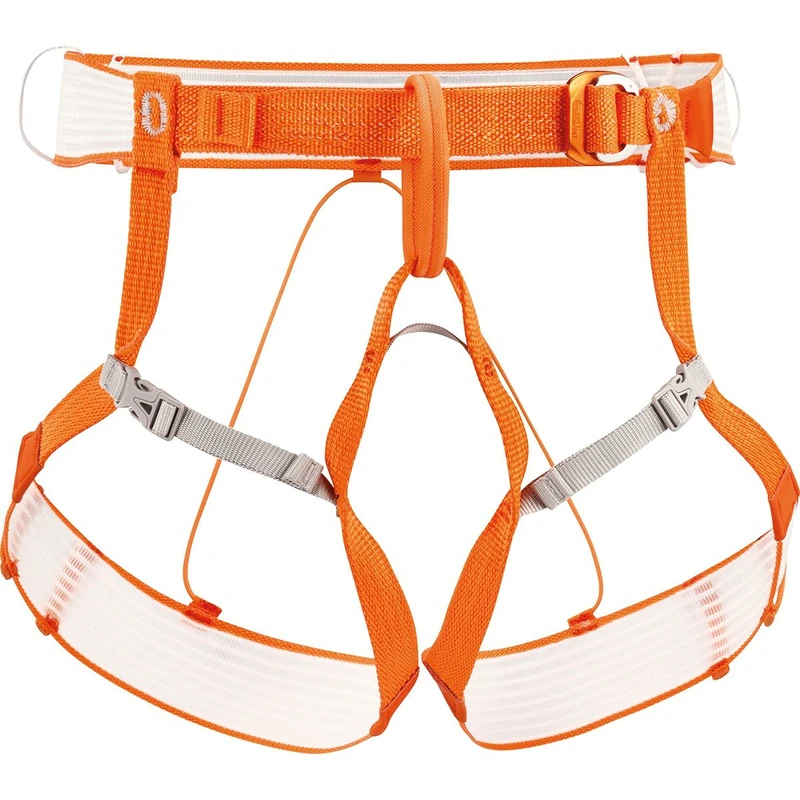 Petzl. Altitude Adult Climbing Harness Orange White L/XL