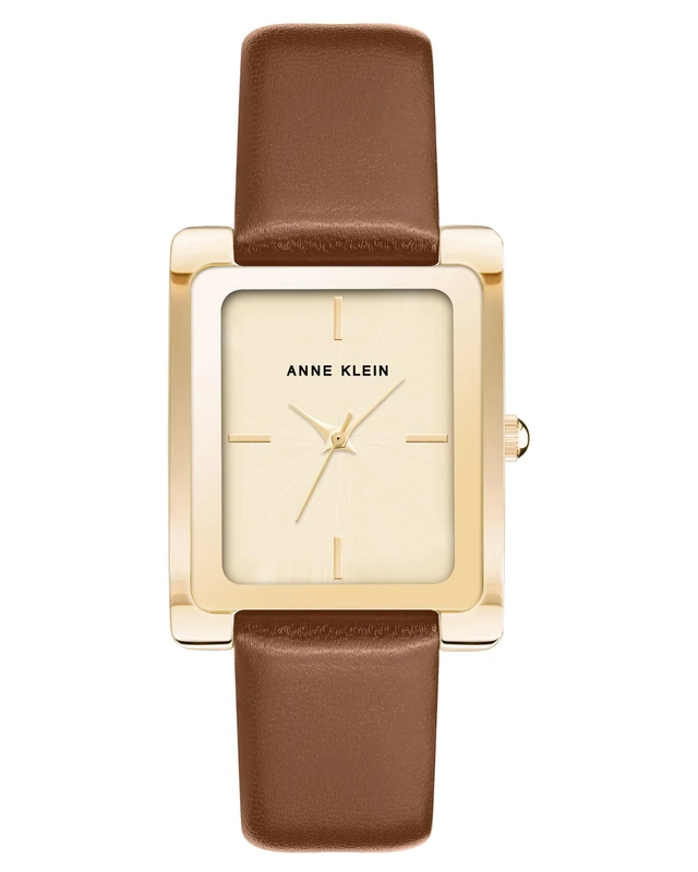 Anne Klein Women's Leather Strap Watch