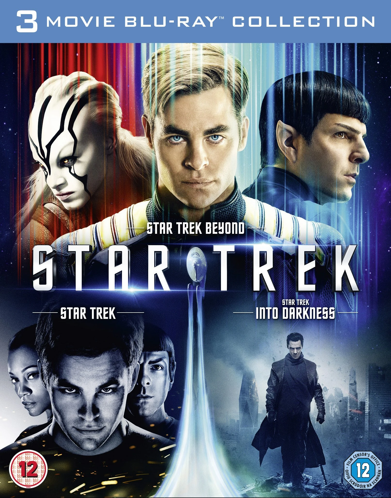 Star Trek, Star Trek Into Darkness & Star Trek Beyond [Blu-ray] [2016] [Region Free]
