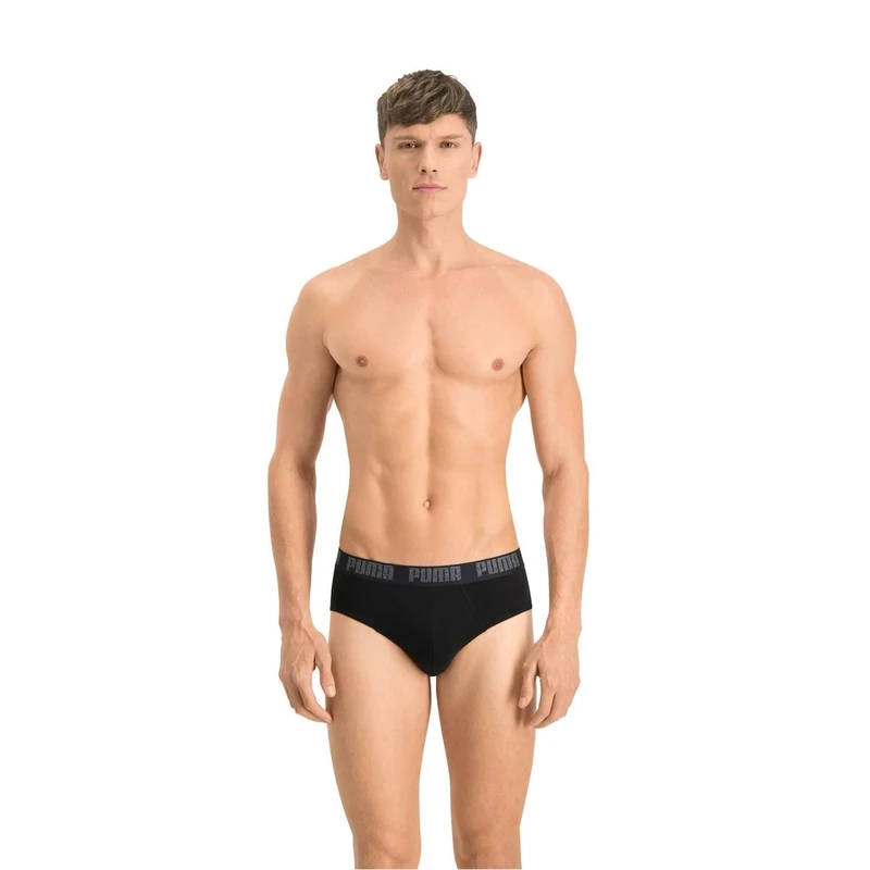 PUMA Mens BRIEF, Black / Black, L UK - Image 1