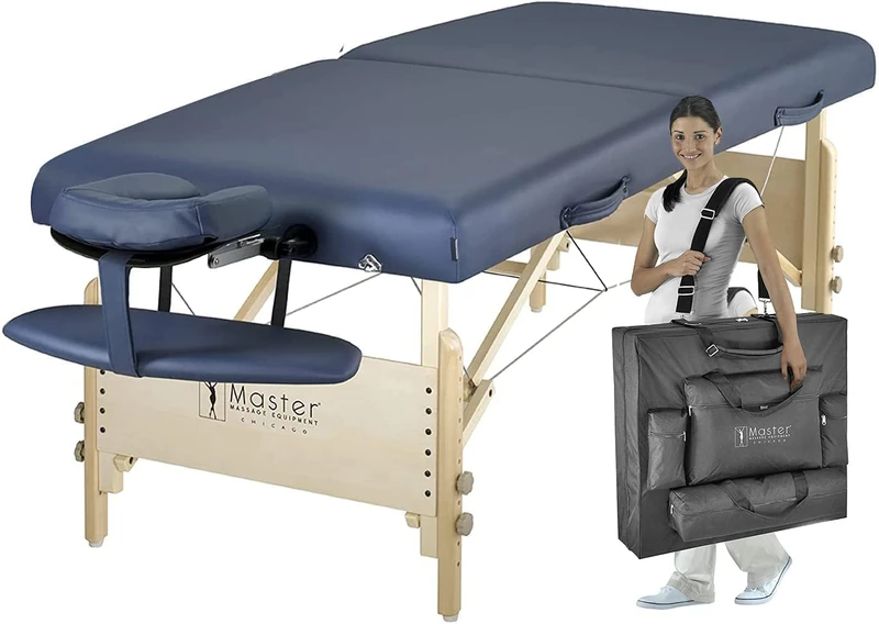 Master Massage Coronado Portable Massage Table - Royal Blue