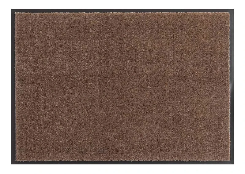 Hanse Home Soft & Clean Doormat for Indoor and Outdoor Use, 58 x 90 cm, Door Mat, Dirt Trapper Mat, Washable & Weatherproof, Non-Slip for Entrance Area and Outdoor Use, Brown