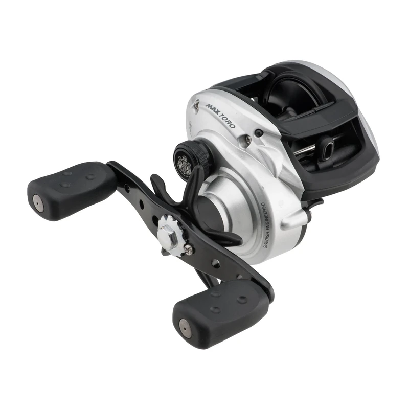 Abu Garcia MaxToro Low Profile Bait Casting Reel - Heavy Duty for Large Jerkbaits, 4+1 Bearings, Large PVC Knobs - Pike Fishing