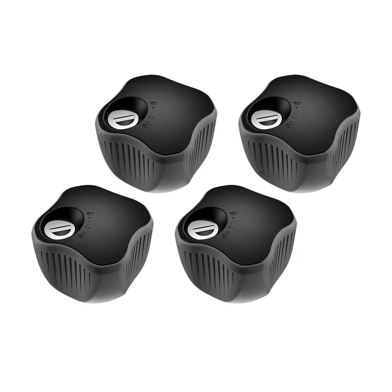 Thule Lockable Knob Black 4-pack