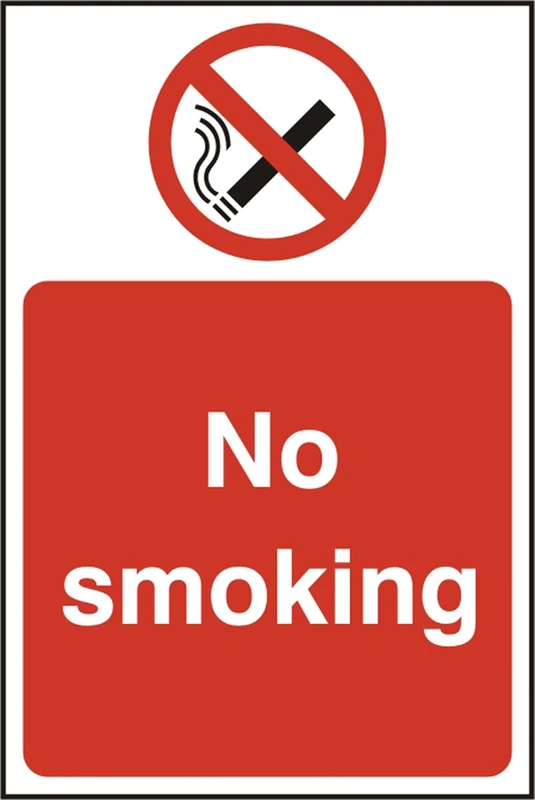 NO SMOKING RPVC (PK5) 200MM X 300MM - Image 1