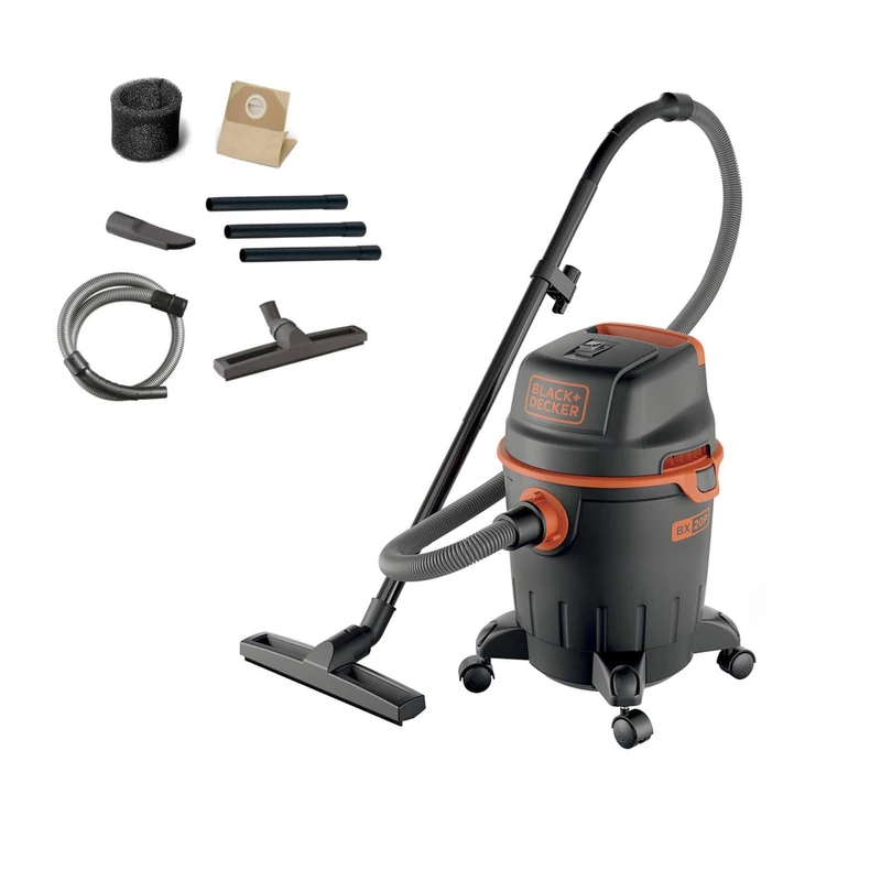 Black+Decker BXVC20PE 1200W 20L Multi-Purpose Solids and Liquid Vacuum Cleaner