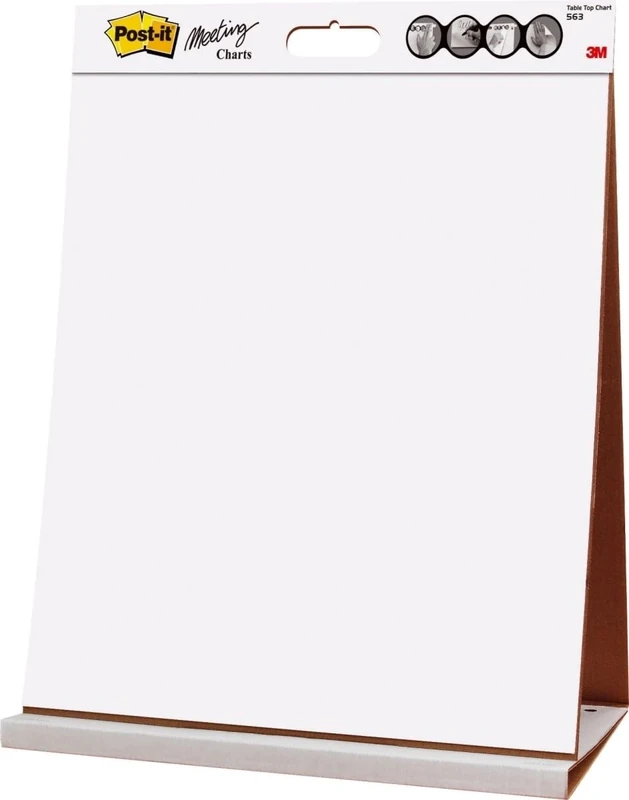 Post-it Super Sticky Table top Easel Pad (Pack of 6), White