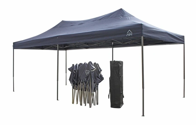 All Seasons Gazebos 3x6 Fully Waterproof Pop up Gazebo With Accessories - Navy Blue