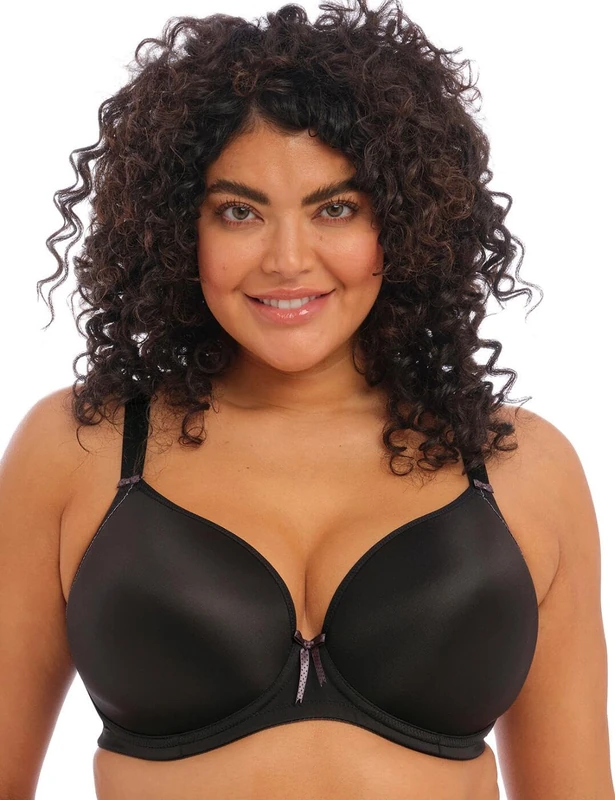 Elomi Women's Plus Size Bijou Underwire Banded Molded Bra, Black (Black), 44G - Image 1