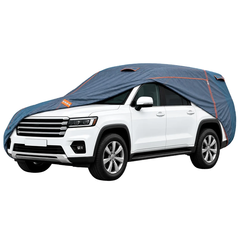 Simply PWCC5 XXL Waterproof Car Cover - Grey with Reflectors